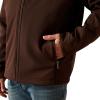 ARIAT mens Vernon Softshell Jacket(Coffee Bean)