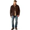 ARIAT mens Vernon Softshell Jacket(Coffee Bean)