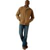 ARIAT mens Vernon Softshell Jacket(Khaki Southwest)