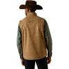 ARIAT mens Vernon Softshell Vest(Khaki Southwest)