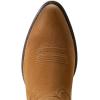 Ariat Heritage Round Toe Western Boots – Men’s Round Toe Cowboy Boot(Dijon Suede)