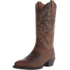 Ariat Heritage Round Toe Western Boots – Men’s Round Toe Cowboy Boot(Distressed Brown)