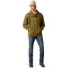 Ariat Men’s Hooded Sweatshirt(Blanket Skull Peeze Heather)