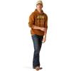 Ariat Men’s Hooded Sweatshirt(Desert Sunrise Chestnut Horse)