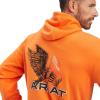 Ariat Men’s Hooded Sweatshirt(Free Bird Harvest Pumpkin)