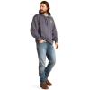 Ariat Men’s Hooded Sweatshirt(Gradient Badge Odyssey Gray Heather)