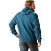 Ariat Men’s Hooded Sweatshirt(Logo Southwest Hydra Heather)