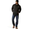 Ariat Men’s Hooded Sweatshirt(Logo Tek Fleece Black)
