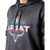 Ariat Men’s Hooded Sweatshirt(Logo Tek Fleece Odyssey Gray Heather)