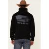 Ariat Men’s Hooded Sweatshirt(Patriot 2.0 Black/Grey)