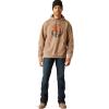 Ariat Men’s Hooded Sweatshirt(Peak Desert Dune Heather)