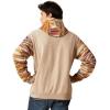 Ariat Men’s Hooded Sweatshirt(Printed Chimayo Beige)