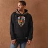 Ariat Men’s Hooded Sweatshirt(Rattlers Head Black)
