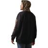 Ariat Men’s Hooded Sweatshirt(Rattlers Head Black)