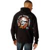 Ariat Men’s Hooded Sweatshirt(Sendero Winking Skull Black)