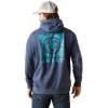 Ariat Men’s Hooded Sweatshirt(V Waves Deep Space)
