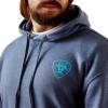 Ariat Men’s Hooded Sweatshirt(V Waves Deep Space)