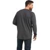 Ariat Mens Rebar Cotton Strong Graphic T-Shirt(Charcoal Heather/Lime)