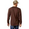 Ariat Mens Rebar Cotton Strong Graphic T-Shirt(Coffee Bean/Golden Brown)