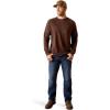 Ariat Mens Rebar Cotton Strong Graphic T-Shirt(Coffee Bean/Golden Brown)