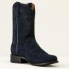 Ariat Men’s Yellowstone Midnight Rancher Western Boot(Oiled Navy Roughout)