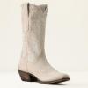 Ariat Men’s Yellowstone Shepherd Western Boot(Cloud White Suede/Shredded White)