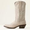 Ariat Men’s Yellowstone Shepherd Western Boot(Cloud White Suede/Shredded White)