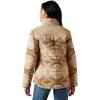 Ariat (WSL Womens Serrano Southwest REAL Crius Jacket(Savannah Tan/Dune Print)