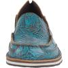 Ariat Women’s Cruiser Azteca Black Suede/Gold Glitter Casual(Brushed Turquoise Floral Emboss)