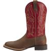 Ariat Women’s Fatbaby Western Boot(Distressed Brown/Hot Leaf)