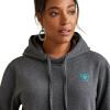 Ariat Women’s Hooded Sweatshirt(Charcoal Heather)