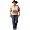 Ariat Women’s Hooded Sweatshirt(Chimayo Print Sunset Saltillo)
