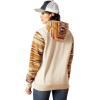 Ariat Women’s Hooded Sweatshirt(Chimayo Print Sunset Saltillo)