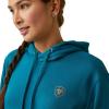 Ariat Women’s Hooded Sweatshirt(Deep Lagoon)