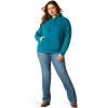 Ariat Women’s Hooded Sweatshirt(Deep Lagoon)