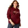 Ariat Women’s Hooded Sweatshirt(Diamond Twany Port)