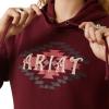 Ariat Women’s Hooded Sweatshirt(Diamond Twany Port)