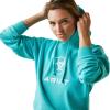 Ariat Women’s Hooded Sweatshirt(Just Heather Pool Blue)