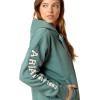 Ariat Women’s Hooded Sweatshirt(Rabere Silver Pine Heather)