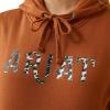 Ariat Women’s Hooded Sweatshirt(Real Cow Hyde Glazed Ginger)