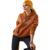 Ariat Women’s Hooded Sweatshirt(Real Cow Hyde Glazed Ginger)
