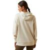 Ariat Women’s Hooded Sweatshirt(Real Fading Lines White Onyx)