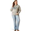 Ariat Women’s Hooded Sweatshirt(Real Grazing Heather Grey)