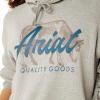 Ariat Women’s Hooded Sweatshirt(Real Grazing Heather Grey)
