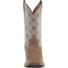 Ariat Women’s Round Up Square Boot(Brown Bomber/Ariat Logo)