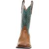 Ariat Women’s Round Up Square Boot(Old Earth/Turquoise Blanket Emboss)