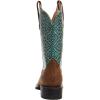 Ariat Women’s Round Up Square Boot(Old Earth/Turquoise Blanket Emboss)