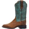Ariat Women’s Round Up Square Boot(Old Earth/Turquoise Blanket Emboss)