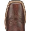 Ariat Women’s Round Up Square Boot(Yukon Brown)