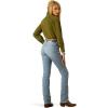 Ariat Women’s Yellowstone High Rise Straight Up Straight Leg Jean(Light Indigo)